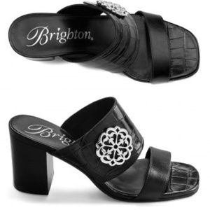 Brighton Ramona black 7 M sandal, very good used condition